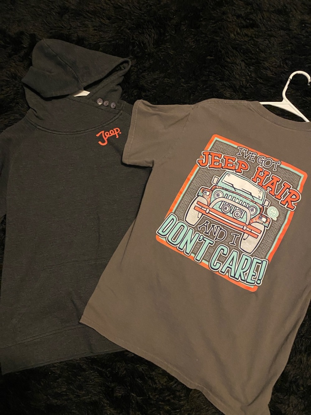 Jeep Gray Hoodie and Graphic Tee Set - 2 for 1 sale!